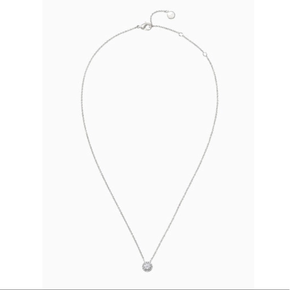 :: Stella & Dot | Shimmering Silver CZ Duchess Necklace - Retired - Picture 3 of 12